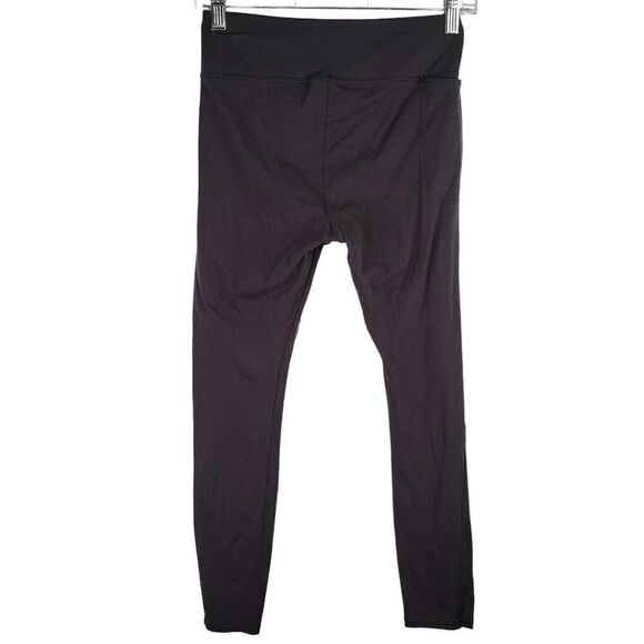 American Giant Pants Women's Size 2 Black Pull On Stretch Leggings Pockets - Picture 3 of 6